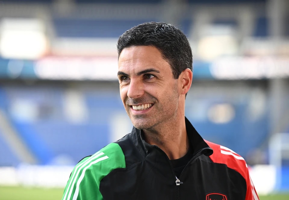 身穿阿森纳, 阿尔特塔很